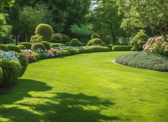 park-outdoor-manicured-lawn-flowerbed-ai-generated-image_587448-1398